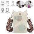 thumbnail image 3 of Likrtyny Bolso Bandolera para Mujer Bolso PVC para Bolso Bandolera (Beige), 3 of 8