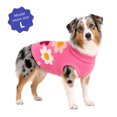 thumbnail image 2 of Oodles Fabulous Flowers Fall Turtleneck Dog Sweater, Pink, Large, 2 of 9