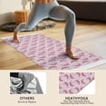 thumbnail image 4 of Pink Cartoon Unicorn Pattern Hot Yoga Mat Towel Non Slip for Hot Yoga - Quick-Drying Yoga Mat Cover with 4 Corner Pockets with Travel Bag - Hot Yoga Towel Non Slip 74"x26", 4 of 6
