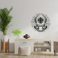 thumbnail image 2 of Scuba Diving Helmet Scuba Diving Gear Underwater Activity Adventure Professional Scuba Diving Vinyl Wall Art Wall Sticker Wall Decal Home Kid Pool Area Living Room Wall Decor Design Size (10x10 inch), 2 of 3