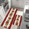 thumbnail image 3 of Vggrvlo Christmas Kitchen Mats Rugs Non Slip Extra Soft Absorbent Chenille Floor Mats Rubber Backing Quick Dry Bath Rugs Mats 2PCS, 3 of 6