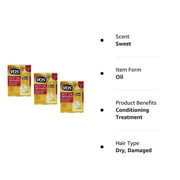 Alberto VO5 Moisturizing Hot Oil Treatment, 0.5 Ounce, 2-Count Tubes (3 Pack)