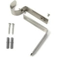 thumbnail image 3 of Urbanest Adjustable Curtain Rod Bracket, Fits 1 1/4" Rod, Brushed Steel, Set of 2, 3 of 6