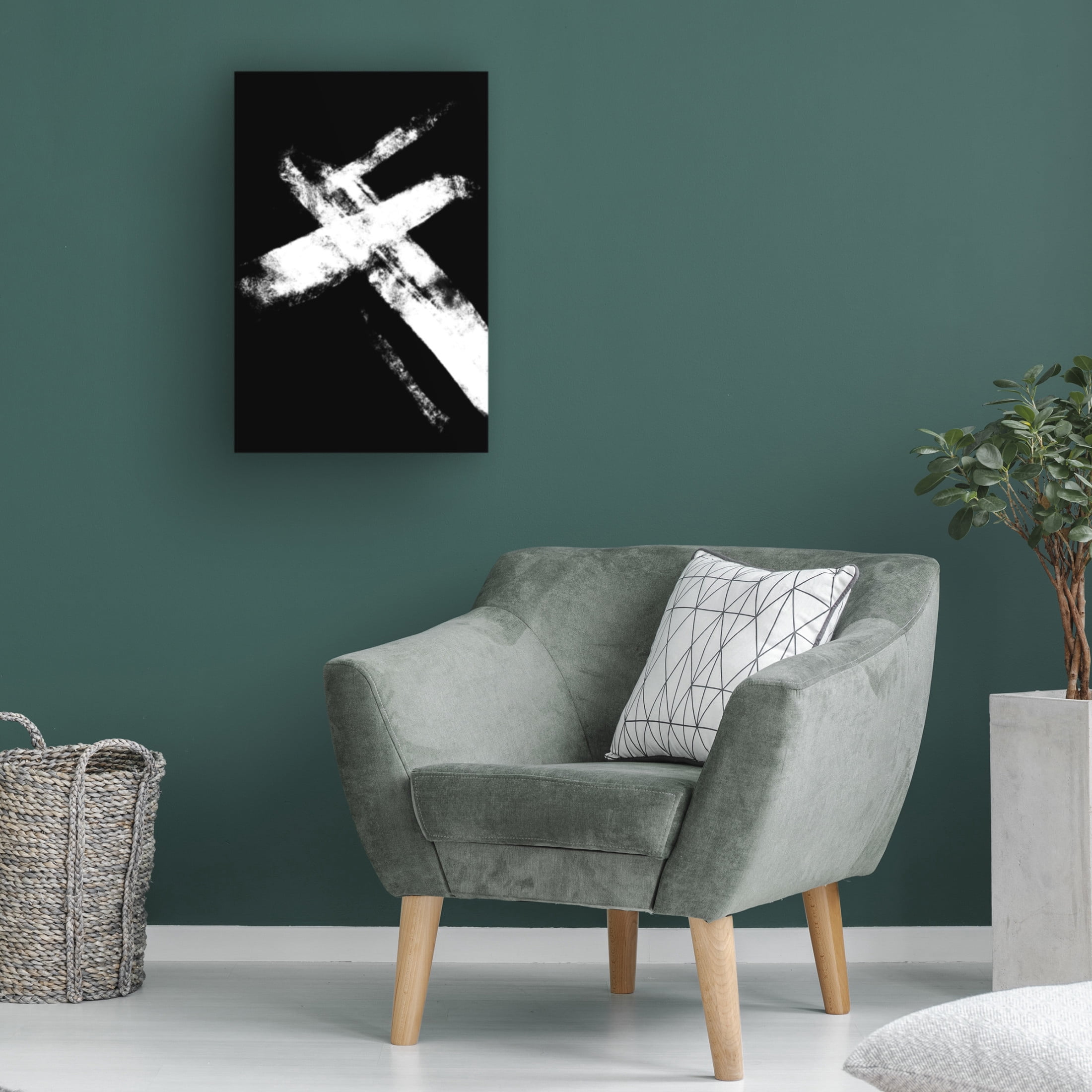 Trademark Fine Art Pictufy Studio Negatives 006 Crossed Canvas Wall Art