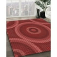 thumbnail image 3 of Ahgly Company Machine Washable Indoor Rectangle Transitional Cranberry Red Area Rugs, 4' x 6', 3 of 7