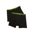 thumbnail image 2 of Calvin Klein Boys' Kids Performance Boxer Brief Underwear, Multipack, 2 Pack - Black/Black, L (12/14), 2 of 2