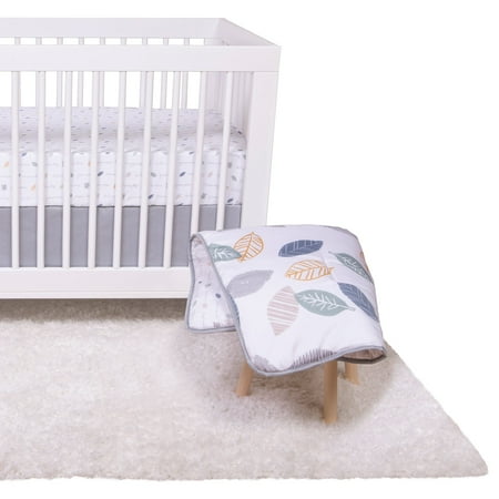 UPC: 0846216000140 | Falling Leaves 4 Piece Crib Bedding Set