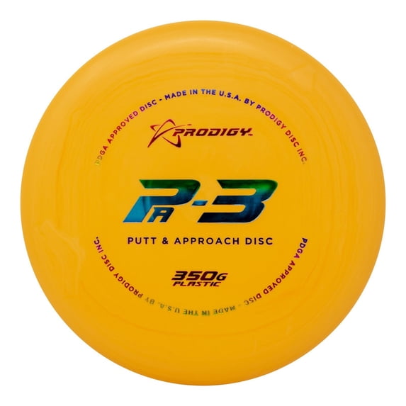 Prodigy Disc 350G PA-3 Putter | Stable Disc Golf Putter | Great Grip for All Conditions | Straight, Stable Flight Path | Colors May Vary (150-159g)