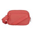 thumbnail image 2 of Cangurera para Mujer Deportiva y de Viaje LuckyLy, Bolsa Crossbody y Bandolera tipo Riñonera, Ligera, Repelente al Agua y con Múltiples Compartimentos,  Modelo Mina coral UNITALLA, 2 of 7