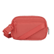 thumbnail image 2 of Cangurera para Mujer Deportiva y de Viaje LuckyLy, Bolsa Crossbody y Bandolera tipo Riñonera, Ligera, Repelente al Agua y con Múltiples Compartimentos,  Modelo Mina coral UNITALLA, 2 of 7