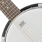 Ashthorpe 6-String Banjo with 24-Brackets and Mahogany Resonator