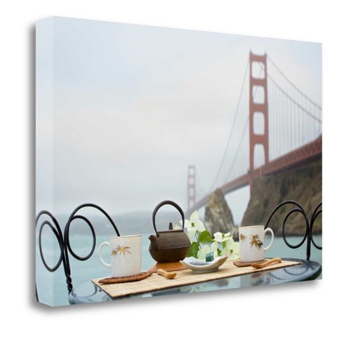 "Dream Cafe Golden Gate Bridge - 43" By Alan Blaustein, Gallery Wrap Canvas