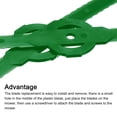 thumbnail image 4 of Uxcell String Trimmer Head Blades Replace, 10Pack Plastic Lawn Mower Weed Blades Green, 4 of 6