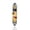 Golden, variant on Holy Land Market Pewter Jerusalem Panorama or Walls of Old City with Blue and red Enamel Inserts - Mezuzah (Golden)