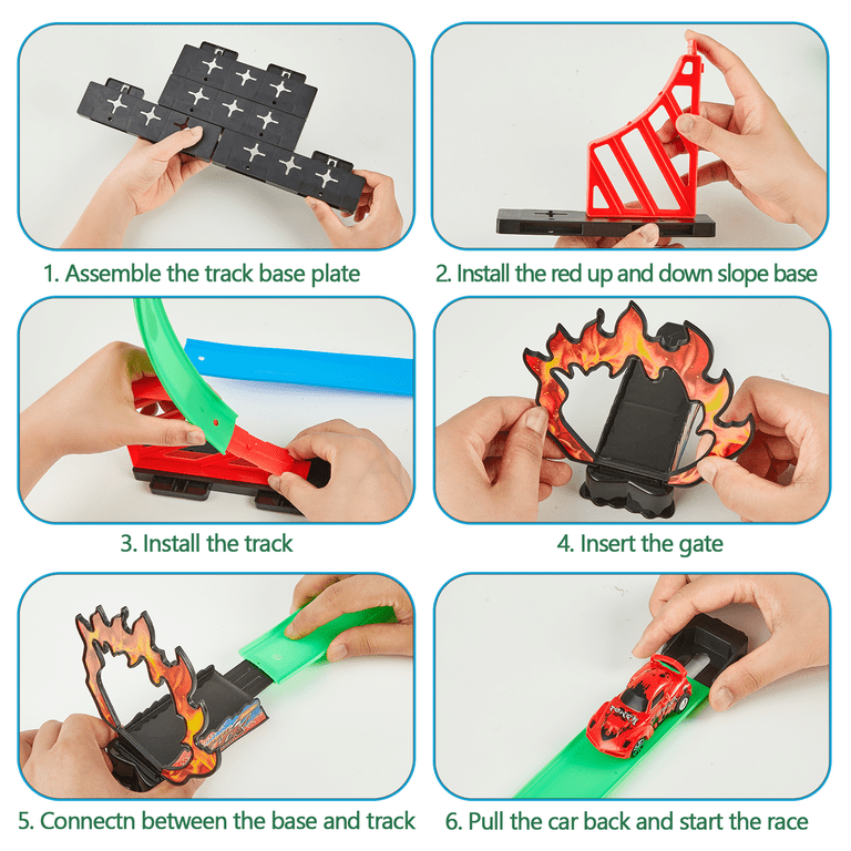 Walmart Black Friday Deals 2025 Anpro Car Track Set for Kids, 360