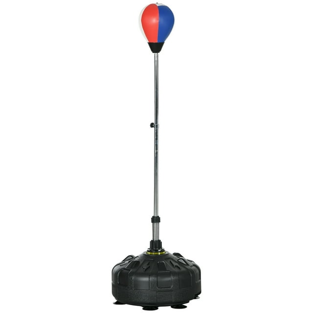 CoSoTower Sac de Reflex, Sac de Vitesse avec Support, 57.9 Pouces - 65 Pouces Hauteur Réglable, pour Entraînement de Boxe à Domicile