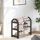 thumbnail image 4 of Zapatero de entrada conciso, estante de almacenamiento de varios niveles, decoración moderna para el hogar, organizador de zapatos que ahorra espacio, diseño plegable, estructura de metal,, 4 of 6