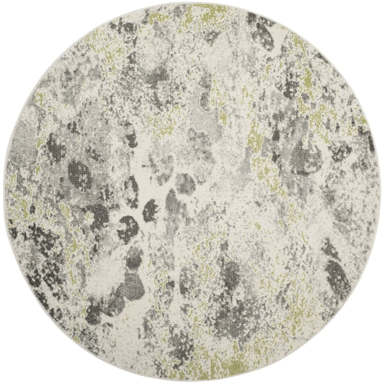 SAFAVIEH Watercolor Isabella Abstract Colorful Area Rug, Ivory/Grey, 8' x 10'