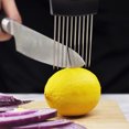 thumbnail image 1 of Onion Slicer Stainless Steel Onion Needle Stainless Steel Onion Slicer Portable Vegetable Slicer Kitchen Accessory, Type 1, 1 of 8