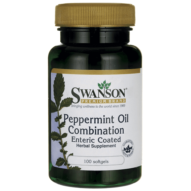 Swanson Peppermint Oil with Rosemary and Thyme Enteric Coated 100