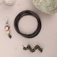 thumbnail image 6 of The Beadsmith Half-Round Craft Wire – Soft Temper Jewelry Wire, Black Color, 21 Gauge, 7 Yards, 6 of 6