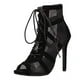 thumbnail image 2 of Zapatos de mujer Sandalias de banquete de moda de tacón alto con cordones de color sólido para mujer Wmkox8yii  nm3946, 2 of 9