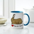 thumbnail image 4 of CafePress - I Heart Flemish Giant Rabbits Mugs - 11 oz Ceramic Mug - Novelty Coffee Tea Cup, 4 of 4