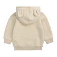 thumbnail image 2 of Wxolcjlv Toddler Boys Pullover Hoodie 3D Bear Ears Solid Design Long Sleeve Cute Casual Hooded Sweatshirt, Sizes 4-12, 2 of 7