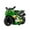 Green, variant on Loespoir Kids Toy Motorcycle for Boys with Friction Power, Realistic Design with Movable Parts & Openable Fuel Tank, Pull Back and Go Action, for Indoor Outdoor Use, Orange