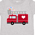 thumbnail image 4 of Inktastic Easter Red Firetruck with Pink Hearts Boys or Girls Toddler T-Shirt, 4 of 5
