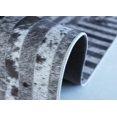 thumbnail image 5 of Faux Cowhide Contemporary Area Rug 4x6 Patchwork Caught in the Crosshairs Polyester Rug With Cotton-Canvas Backing, 5 of 5