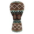 thumbnail image 2 of Pzuqiu Aztec Print Golf Club Headcovers for Men PU Leather Portable Golf Head Covers for Woods and Drivers Protect Against Scratches and Damage, Brown, 2 of 8