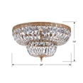 thumbnail image 4 of Crystorama Lighting - Six Light Ceiling Mount - Ceiling Mount - 6 Light Flush, 4 of 5