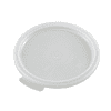 Round White Poly Lid for 1 Qt Cambro Round