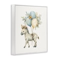 thumbnail image 2 of Stupell Industries Eclectic Watercolor Nursery Zebra White Framed Giclee Art, 11 x 14, by LSR Design Studio, 2 of 8
