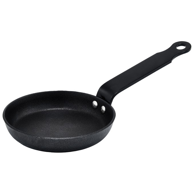 OXO Obsidian Carbon Steel 10 Crepe Pan with Silicone Sleeve Black