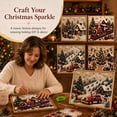 thumbnail image 4 of 2026 DIY Christmas Pearl Diamond Painting Art Kit, Themed Pearl Beads Art Craft with Frame, Holiday Gemstone Diamond Dots Set for Christmas Home Atmosphere (Sleigh), 4 of 7