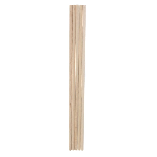 5 Pedazos Palo de sin Terminar para Fabricación de Modelos de Artesanía 10x250mm Soledad Palo de madera