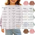 thumbnail image 3 of Ashirexll Girls Sweatshirts Solid Raglan Sleeve French Round Neck Sweatshirt for Toddler Girls 0-4 Years, 3 of 5