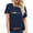 Navy, variant on Trendfront Womens Rainbow Hearts Tee Cute Love Print T Shirt Crewneck Short Sleeve Slouchy Pride Month Festival Summer Casual Tops