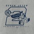 thumbnail image 4 of Men's Derek Jeter Heather Gray New York Yankees Player Graphic T-Shirt, 4 of 4