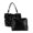Black, variant on CRIMSON FASHION HANDBAG SET