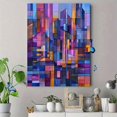 thumbnail image 4 of Abstract Circles Textured Geometric Modern Canvas Wall Art for Living Room Bedroom Office Bathroom Hotel Lobby Decor, 4 of 8