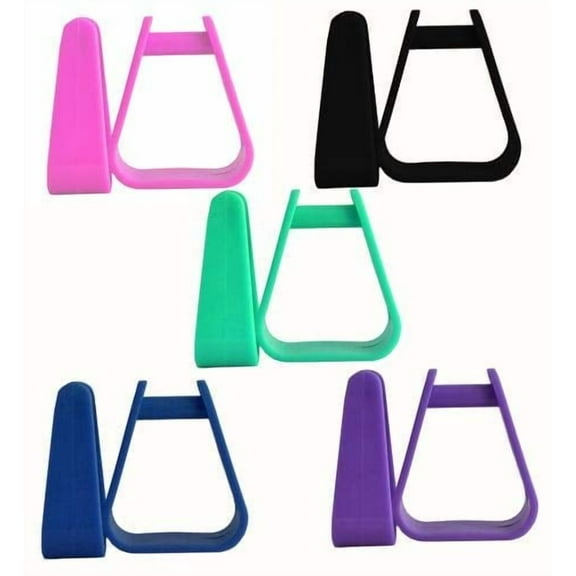 Showman Molded Plastic Pony Stirrups (Black)