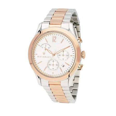 Maserati R8873625001 Tradizione Analog Chronograph Men's Watch Steel Bracelet