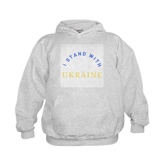 CafePress - Solidarity With UKRAINE Sweatshirt - Kids Hooded Sweatshirt, Classic Hoodie