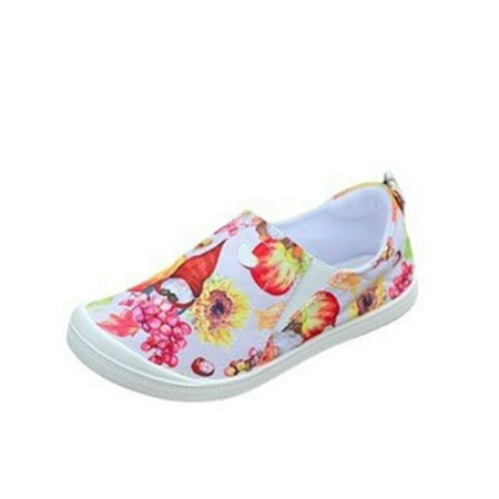 

Honeeladyy Sales Online Halloween Women s Flat Bottomed Low-cut Canvas Shoes One-foot Lazy Version Student Casual Flat Shoes