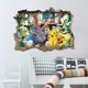 thumbnail image 2 of Pegatinas de pared de Pokémon Pikachu, vinilos decorativos para habitaciones infantiles y de bebés, decoración de pared y pegatinas adhesivas, regalo para niños., 2 of 5