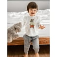 thumbnail image 2 of Bear With Clothing Long Sleeve Toddler -Image by Shutterstock,  4 Toddler, 2 of 4