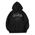 thumbnail image 3 of XIYON Mens Hoodies Men's Plus Size Casual Sports Chest Letter Printed Long Sleeve Hooded Top Fashion, 3 of 4